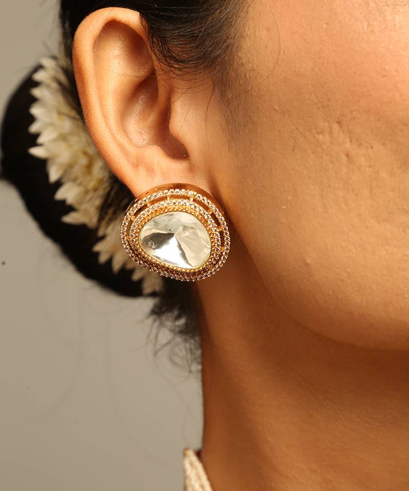 Emerald & kundan pearl choker