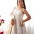 Off White Color BANARASI JACKQUARD DOLA SILK Wedding Wear Gown