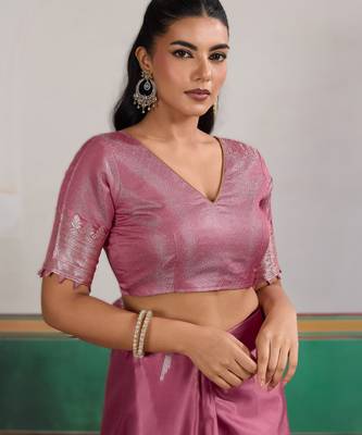 Pink new pure satin weaving outfit  premium quality 3