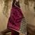 Maroon tussar silk handloom weaving     premium quality fabric