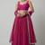 Deep Red Embroidered Lehenga Set