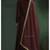Maroon kurta style lehenga set with Gold Accents
