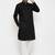 Black cotton kurta set