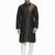 Black embroidered dupion silk kurta set
