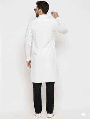 White cotton kurta set 2
