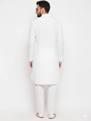 White cotton kurta set 2