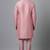 Pink embroidered dupion silk kurta set