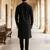 Black cotton kurta set