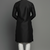 Black embroidered dupion silk kurta set