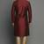 Maroon embroidered dupion silk kurta set