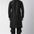 Black embroidered dupion silk kurta set