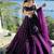 Purple Net Lehenga With Heavy Sequins And Dori Work | Designer Party Wear Wedding Lehenga Choli With Blouse