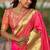 Hot Pink Paithani Silk Blend Saree