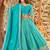 Sea Green Embroidered Sequins Work Taby Silk  Lehenga Choli