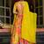 Yellow Embroidered Sequins Work Taby Silk  Lehenga Choli with Dupatta