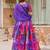 Purple Embroidered Sequins Work Taby Silk  Lehenga Choli Party Wear Style