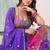 Purple Embroidered Sequins Work Taby Silk  Lehenga Choli Party Wear Style