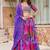 Purple Embroidered Sequins Work Taby Silk  Lehenga Choli Party Wear Style