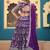 Lavender Embroidered Sequins Work Dolla Silk Jaccaurd Lehenga Choli