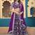 Lavender Embroidered Sequins Work Dolla Silk Jaccaurd Lehenga Choli