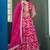 Rani-Pink Embroidered Sequins Work Dolla Silk Jaccaurd Lehenga Choli