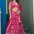 Rani-Pink Embroidered Sequins Work Dolla Silk Jaccaurd Lehenga Choli