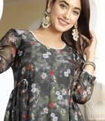 White and red rose orgenza set