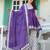 Anmol gota purple cottonsharara set