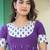 Anmol gota purple cottonsharara set