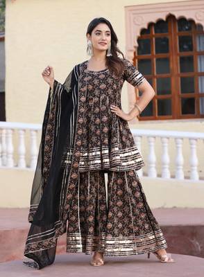 Masakali cotton sharara set 1