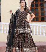 Masakali cotton sharara set