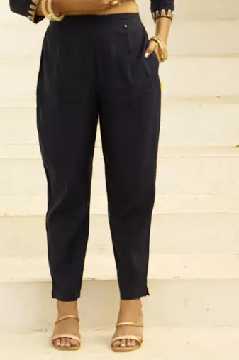 Blue women kurta pant dupatta set