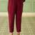 Maroon women kurta pant dupatta set