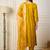 Yellow women kurta pant dupatta set