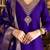 Purple women kurta pant dupatta set