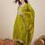 Green women kurta pant dupatta set