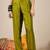 Green women kurta pant dupatta set
