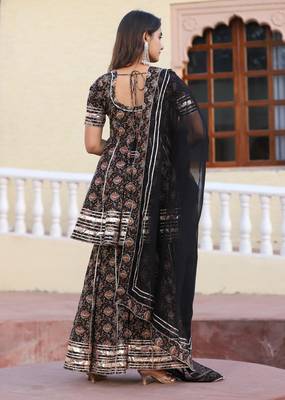Masakali cotton sharara set 4