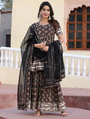 Masakali cotton sharara set 5