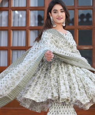 Noor cotton sharara set 4