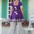 Anmol gota purple cottonsharara set