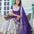 Anmol gota purple cottonsharara set