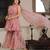 Misty pink sharara set