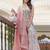 Fresh pink lotus sharara set