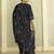Blue women kurta pant dupatta set