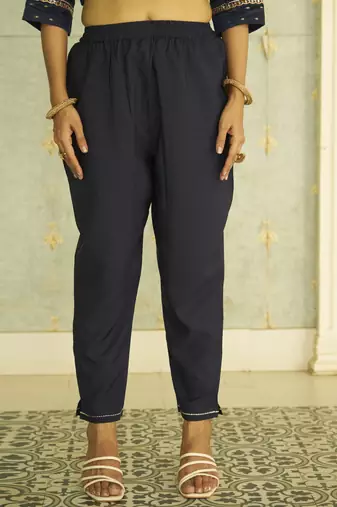 Blue women kurta pant dupatta set
