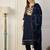 Blue women kurta pant dupatta set