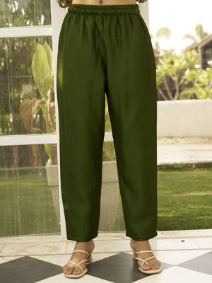Green women kurta pant dupatta set 4