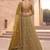 Alluring Green Embroidered Net Engagement Wear Lehenga Choli