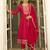 Pink women kurta pant dupatta set